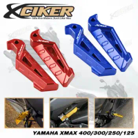 YAMAHA XMAX 400/300/250/125 Motorcycle Rear Footrest CNC Foot Pegs Rear Pedal XMAX V1 V2 Accessories