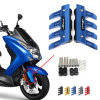 For Yamaha SMAX SMAX155 AEROX R Motorcycle CNC Aluminum mudguard side protection block front fender slider Accessories