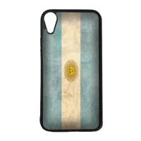 Casing Custom Case Iphone XR Softcase Motif Bendera Argentina 20