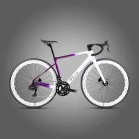 TWITTER bicycle LATEST DESIGN CARBON FIBER ROAD BIKE 700C Di2 EDS 2*12Speed WITH Carbon Rims &amp; Fully Hidden Inner Cable Routing