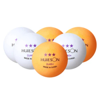 10Pcs 3-Star Professional DJ40+ 2.8g Table Tennis Ping Pong Ball White Yellow Amateur Advanced Training Competition Ball