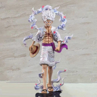 23cm One Piece Anime Pop Monkey D Luffy Action Figure Anniversary Model Gear 5 Nika Luffy Figure PVC Collectible Ornament Toys