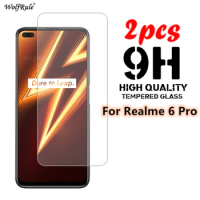 2PCS For OPPO Realme 6 Pro Glass For Realme 6 Pro Tempered Glass Full Cover Screen Protector Protective Glass For Realme 6 Pro