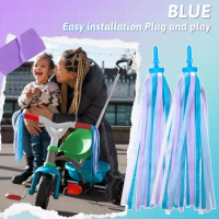 Kids Bike Decor Ribbon Colorful Tassels Cycling Bicycle Handlebar Tape Floating Belt Tassel Outdoor Cycling Scooter Accessory