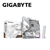 技嘉 B850M AORUS ELITE WIFI6E ICE 冰魄白 主機板(R7 9800X3D組合包A)