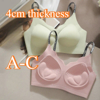 [Size 40, Fits 72.5kg] A C Cup, 4cm Thickness Minimizer Bra with Upper Support, Large Size Full Cove