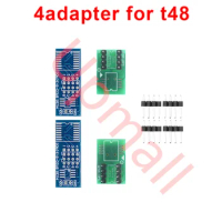 Original T48 Programmer xgecuTL866II Plus Universal TL866 Nand Flash AVR PIC Bios USB Programmer 5 Adapters socket