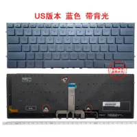 Laptop Keyboard for ASUS ZenBook UX392 UX392F S13 Baby Blue US Backlit