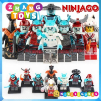 Đồ chơi Xếp hình Ninjago Masters of Spinzitzu gồm General Vex - Ice Emperor - Char - Akita Minifigur