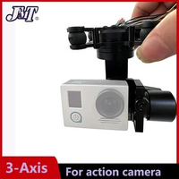 3-Axis Gimbal Aluminum Alloy Brushless Gimbal W/ Motors Free Debug 3-4S For GoPro3 for GoPro4 for SJ4000 Camera DIY FPV