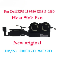 Original for Dell Laptop XPS 13 9380 XPS13-9380 Cpu Heatsink Fan Radiator Module Cooling Fan 0WCX2D WCX2D