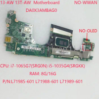 X3A 13-AW Motherboard DA0X3AMBAG0 L71985-601 L71988-601 L71989-601 For HP SPECTRE X360 13-AW 13T-AW CPU:i7/i5 RAM:16G/8G NO-OLED