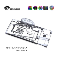 Bykski N-TITAN-PAS-X Full Cover GPU Water Block For GTX1080 1080ti Founders Edition Titan XP TITAN X Graphics Card,GPU Cooler