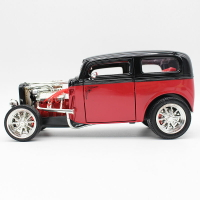 路鷹一鳴1:18 福特A型  紅色1931年 復古老爺車仿真合金車模 收藏