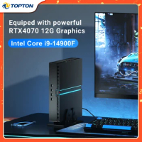14th Gen Intel Core i9 14900F NVIDIA RTX 4070 12G Gaming Mini PC i7 14700F DDR5 PCIE4.0 Windows 11 Desktop Computer Gamer WiFi6