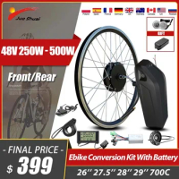 48V 250W-500W Ebike Kit Conversion 13AH Battery E Bike Conversion Kit Brushless Hub Motor Electric Wheel for Bike электроколесо