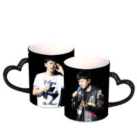 可定制張杰變色杯李健同款周邊周杰倫水杯男女孩生日禮物明星周邊