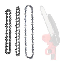 4/6/8 Inch Mini Steel Chainsaw Chains Electric Chainsaws Accessory Guide Plate Chains Replacement Mini Chainsaw Chains