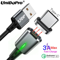 3A Magnetic Fast Type C Charger Data Cable for Sony Xperia 1 XZ3 XZ2 L1 L2 L3 XZ XZ1 XZ Premium X Compact XA1 10 Plus XA2 Ultra