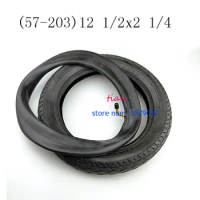 (57-203)12 1/2x2 1/4 Tire Tube 12x2.125 trye fits Many Gas Electric Scooters e-Bike folding Bike bicycle child's