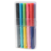 【MUJI 無印良品】六角雙頭雙色水性筆組/10入.20色
