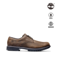 Timberland 男款深棕色防水皮革休閒鞋(5550R242)