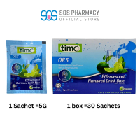 Timo Or5 Effervescent Lime Flavoured Drink Rehydration Tonic(1 Sachet) or (5g X 30 Sachets/Box)
