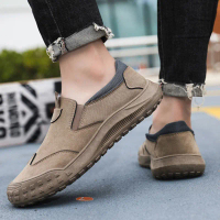 Krugeer Sepatu Slip-On Pria Kasual Sol Lembut Anti-selip Go Walk 5