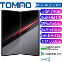 Global Version Honor Magic V2 RSR Folded Screen Mobile Phone 7.92inch 120Hz 50MP Rear Three Camera 5000mAh Battery 66W OTA NFC