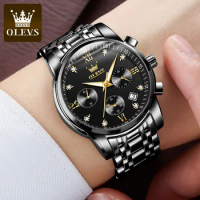 Olevs Luxury Top Brand Multifunctional Quartz Watch Business Waterproof Men's Watch Sports Waterproof Fashion Watch