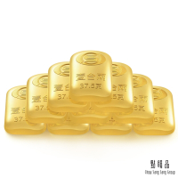 點睛品 壹台兩x10塊 黃金金條_計價黃金(共約100錢/共約375克)