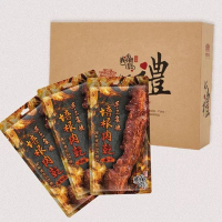 【唯豐肉鬆】我的小新乾嚴選台灣豬肉 培根肉乾禮盒21包(黑胡椒/麻辣/蜜汁)
