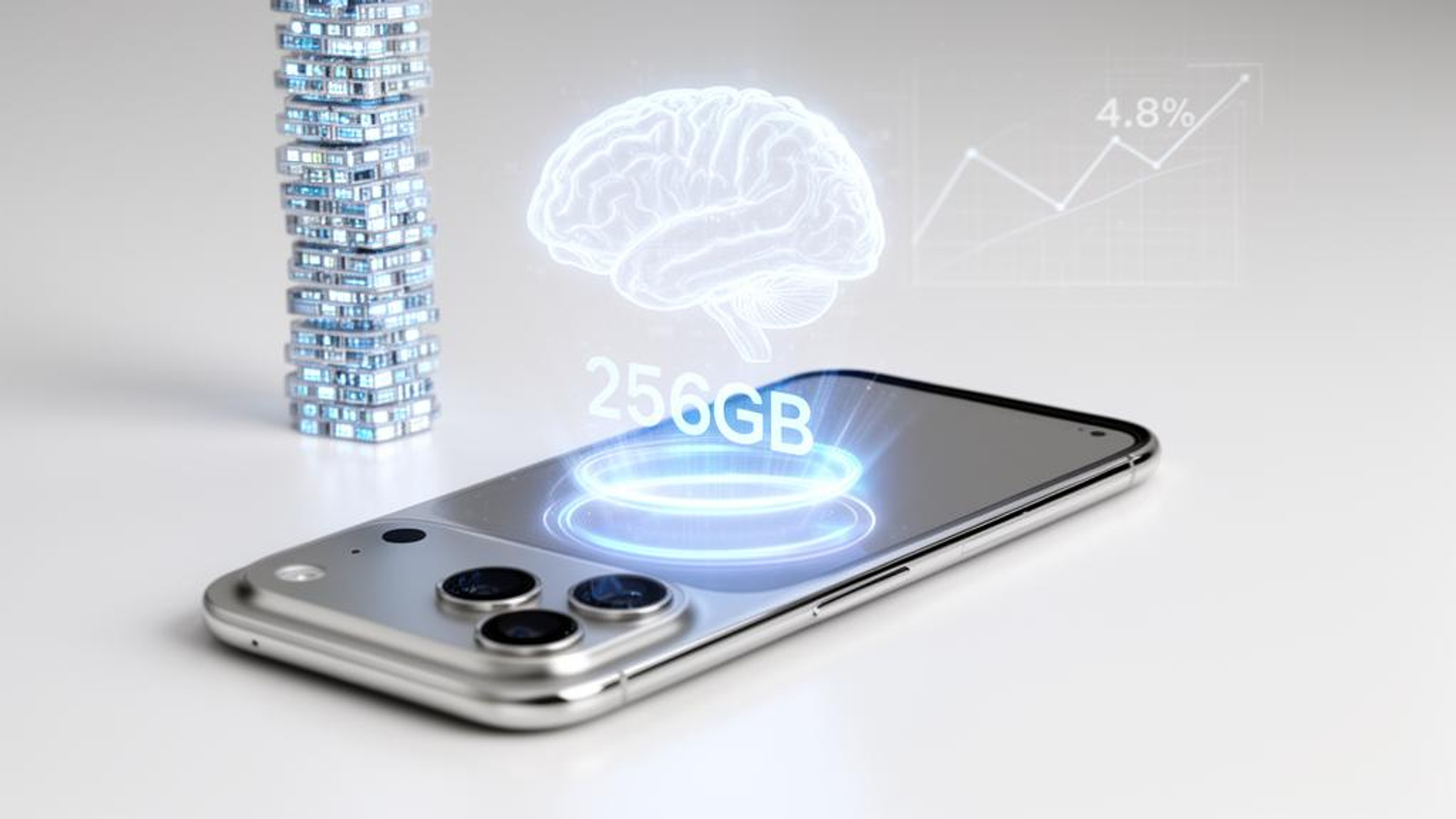 AI普及でスマホのストレージ容量が拡大…2026年は平均4.8%増の見通し