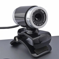 High-definition driver-free computer camera, small colorful clip-on video camera for LCD laptops, co