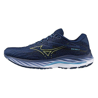 Mizuno Wave Rider 27 [J1GC230353] 男 慢跑鞋 運動 路跑 一般型 緩震 穩定 海軍藍