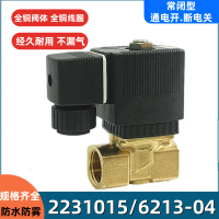 Injap Solenoid Jenis Baode, 4-Port, 6213-04, Injap Air, Injap Udara 1 inci, 4 Port, 220V hingga 24V,