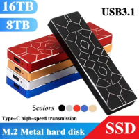 New Portable SSD 1TB Solid State Drive 2TB External Hard Drive M.2 High Speed USB 3.1 4TB Hard Disks Storage Decives for Laptop