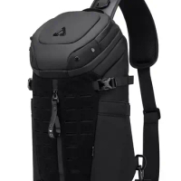 Ozuko Chest Bag for Men Waterproof USB Man Crossbody Bag Anti-Theft Short Travel Messenger Sling Fashion Designer Chest Bag