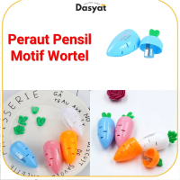 DOS Peraut Pensil Motif Wortel Rautan Karakter Wortel Carrot Pencil