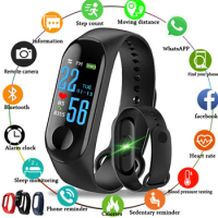 M3 Smart Bracelet Heart Rate Blood Pressure Health Waterproof Smart Watch M3 Bluetooth Watch Wristband Fitness Watch