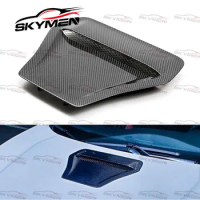 OEM Carbon Fiber Hood Vent For Honda Civic FK8 Type R Tuning Body Kit Fiberglass Bonnet Scoop Auto A