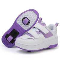 Ultralight Rollers Shoes For Boys And Girls WHEEL Shoes With LED Lights RetractableFor Skateboard