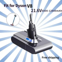 Battery For Dyson V 8 21.6V V 8 series, V8 fluffy lithium-ion SV8 vacuum cleaner battery,for dyson v 8 battery