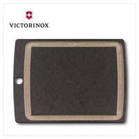VICTORINOX 瑞士維氏-抗菌無毒不發霉- 原木纖維中型砧板/  黑 (7.4112.3)
