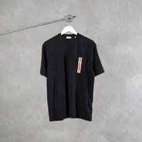 Kaos BURBERRY ELLISON POCKET STRIPE BLACK TSHIRT 100% ORIGINAL Size M