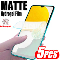 5PCS Matte Hydrogel Film For Samsung Galaxy A13 4G A73 A53 A33 A23 5G A 13 23 33 53 Anti-Fingerprint Screen Protector Protection