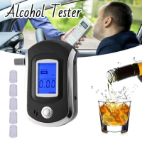 Breathalyzer Digital Alcohol Detector Professional Alcohol Breathalyzer LCD Display Accuracy Alcohol Tester Portable Alcohol