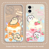 Anime Kawaii Chiikawas Phone Case Iphone15 14 13 12 Pro Max Cartoon Chiikawas Hachiware Usagi Cute Phone Case Creative Girl Gift
