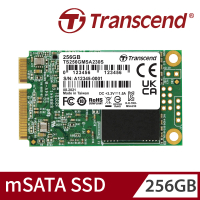 【Transcend 創見】MSA230S 256GB mSATA SATA Ⅲ SSD固態硬碟(TS256GMSA230S)