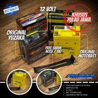ACCU AKI MOTOBATT & YUZAKA FREE SABUK AKI (KHUSUS PULAU JAWA) RX KING NINJA DLL